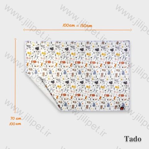 تشک ضدآب طرح دار قابل شستشو 70در100