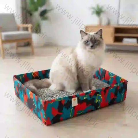 ظرف خاک سفری گربه