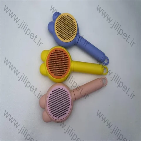 برس دکمه تخلیه دار طرح گوش خرگوش
