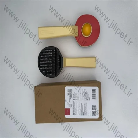 برس دکمه تخلیه دار با دسته خم Pakeway