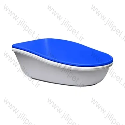 ظرف خاک گربه دو لگن باتوری تخلیه