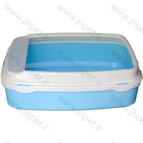 ظرف خاک گربه لبه دار کوچک X80 - تصویر دوم