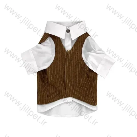 لباس سگ طرح جلیقه دیپلمات XL